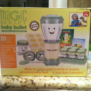 Magic Baby Bullet Blender/Processor 20 Piece Set   NEW IN BOX
