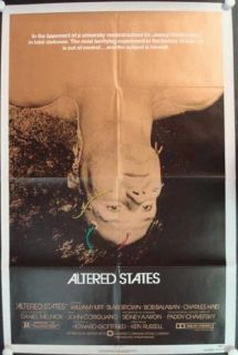Altered States Movie Poster Original 1980 1sh 27x41