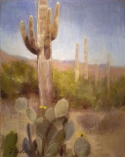 Shirley Bales Western Arizona Saguaro Cactus Oil Great
