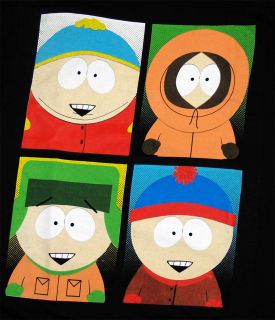 South Park Character Blocks Cast Cartoon TV Show T Shirt Tee