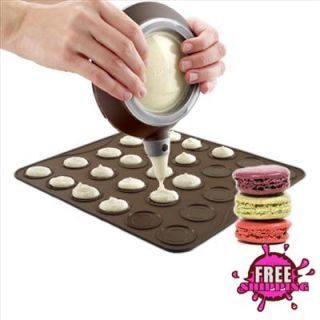 New Macarons Macaroons Silicone Baking Pastry Sheet Mat with Decomax 