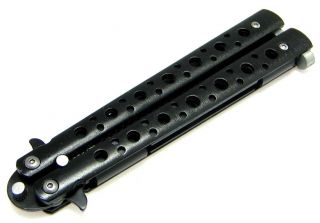 Practice Butterfly Balisong Trainer Comb Knife Dull New