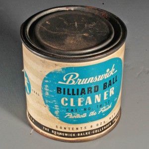Vintage Brunswick Billiard Ball Cleaner Catalog No 18 12