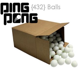 432 Ping Pong Ball Table Tennis Beer White 36 Dozen Wholesale Lot