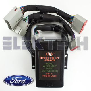 Ford Aux RCA Audio Input Adapter Interface iPod iPhone