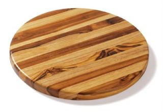Proteak 12 inch Round Teak Wood Cutting Board