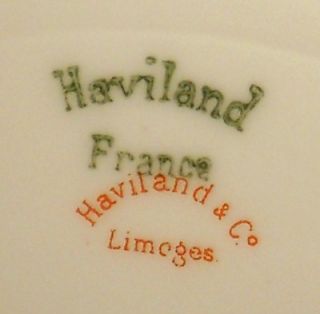 HAVILAND Limoges china Schleiger #31 PINK ROSES Salad or Dessert Plate 