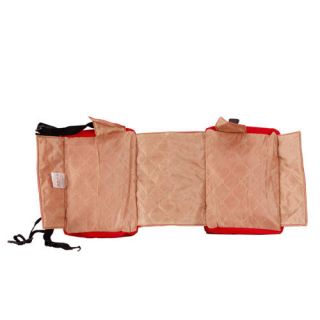 New Multifunction Pet Dog Red Saddle Backpack for Hiking Walking Size 