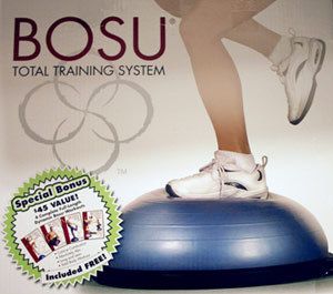 BOSU BALL Total Training System Exercise Ball with 4 Workout DVDs