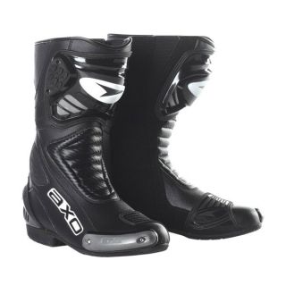 axo motorcycle street boots primato ii black size 11