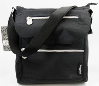 Baggallini Town Tote Crossbody Shoulder Bag Black Khaki MSRP $56 