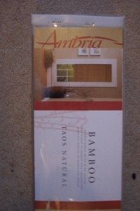 Ambria Bamboo Roman Shades Shades 48 x 64 Taos New