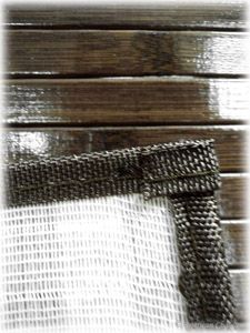   48 inches Chocolate Brown Slat Bamboo Decorative Table Runner