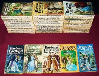 Barbara Cartland Lot of 45 REGENCY ROMANCES Bantam Publishers