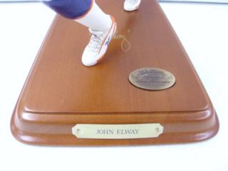 Danbury Mint John Elway Figurine Statue Figure RARE