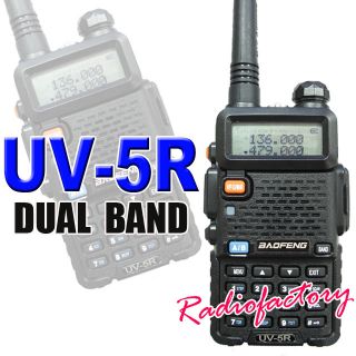  5r baofeng dual band uhf vhf 136 174 400 480 mhz radio free earpiece