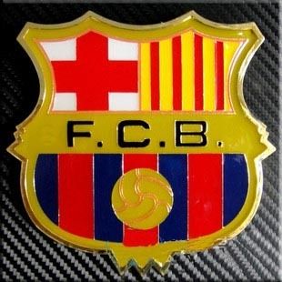 Car Front Grille Emblem Badge Barcelona Football Club