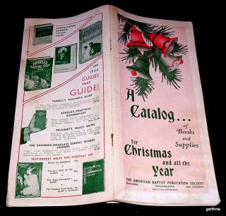 Christmas 1943 Catalog American Baptist Books Supplies
