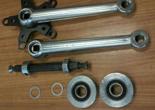 Cook Brothers Racing Bottom Bracket and Cooks Cranks Old School BMX 