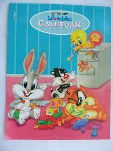 Baby Looney Tunes Lovables First Year Calendar Tweety Bugs Bunny 