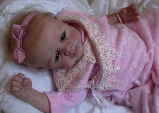 Reborn Baby Doll Girl Sophie Violet Sculpt by Marissa May 19 inch Must 