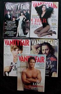Vanity Fair Mag 2010 11 Hollywood Issue Justin Bieber Johnny Depp 