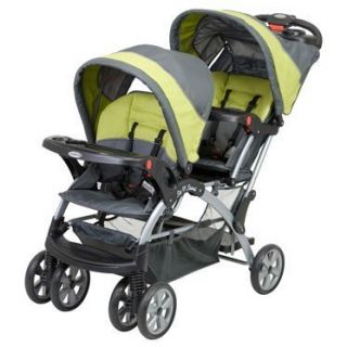 Baby Trend Sit N Stand Inline Double Baby Stroller Carbon SS76710 