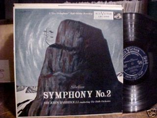 RARE Sir John Barbirolli LP Sibelius Symphony No 2 1955