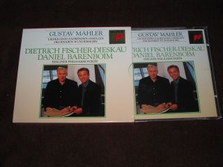 Fischer Dieskau Barenboim Mahler Songs 1990 Sony Classical CD