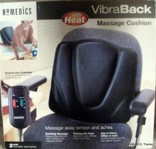 Homedics Vibra Back Massage Cushion with Heat