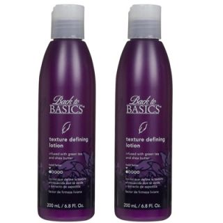 Two Back to Basics Texture Defining Lotion
