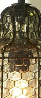 Pottery Barn Harlowe Wire Pendant, chandelier,indoor,protected outdoor 