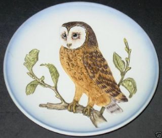 porcelain goebel wildlife barn owl 1976 plate