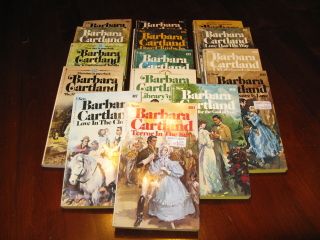 Barbara Cartland Romance Novels Lot of 112