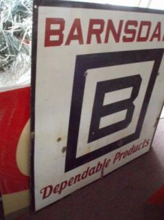 Barnsdall Farm DS Porcelain Advertising Sign