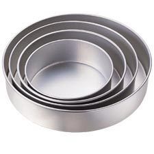 4pc Round Bakeware Set 3inches Deep by Wilton