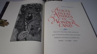 1982 / 1983 BARY MOSERS ALICES ADVENTURES WONDERLAND & LOOKING GLASS 