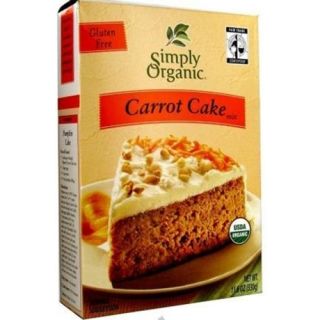 Simply Organic Gluten Free Carrot Cake Mix 2 Boxes Fair Trade