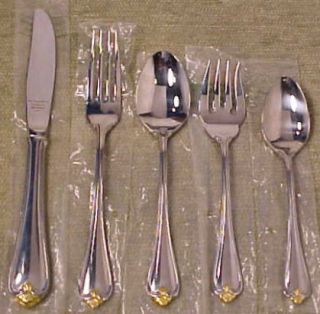 Reed Barton Gold Golden Rosecliff Stainless Silverware Flatware Your 