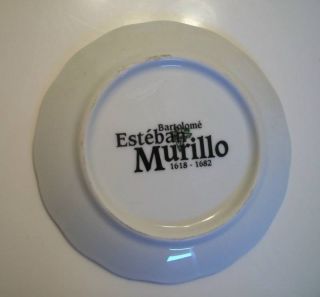 description bartolome esteban murillo rare miniature decorative plate 