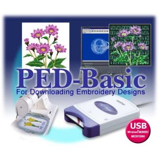   Lock Ellure ESL Sewing Embroidery Machine Brother Ped Software