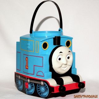   Tank Engine Train Carry All Toy Bucket Basket Plastic Pail Tote