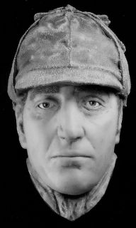 Basil Rathbone as Sherlock Holmes Life Mask Sculpture