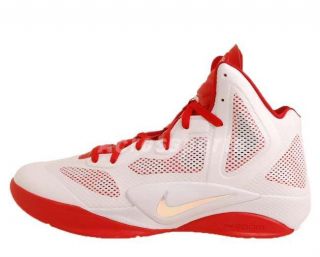 Nike Zoom Hyperfuse 2011 x White Red Basketball Shoes