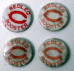    Vintage 1946 Cincinnati Redlegs BOOSTER button PINS Bastian Bros