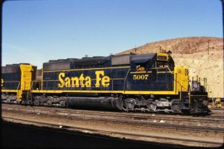 Railroad Slide Santa FE ATSF 5007 Barstow CA 1973