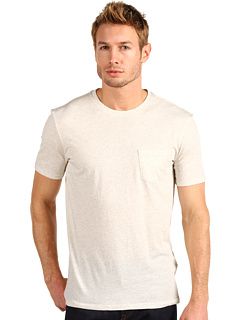 Vince Heathered Short Sleeve Crew Neck Tee   Zappos Couture