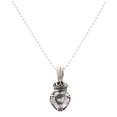 King Baby Studio Large CZ Heart Pendant   Zappos Couture