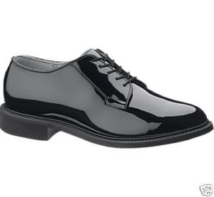 New Bates 941 High Gloss Uniform Oxford Shoes 40 Sizes