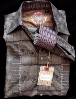 Robert Graham Banksy Patchwork Floral Pattern   New with Tags